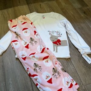 Girls Christmas pajamas - Size 8
